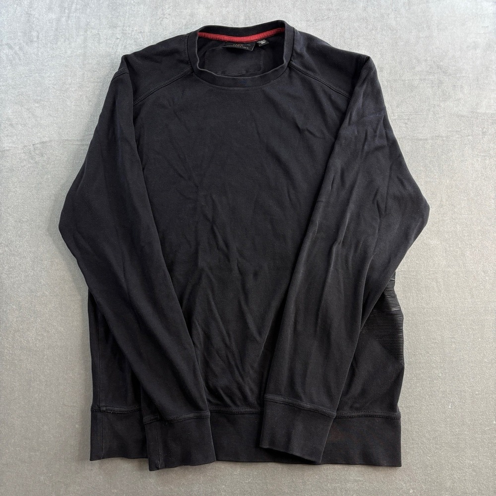 Harley Davidson Motorclothes Crewneck Sweatshirt Black Minimal Logo Men's Size M